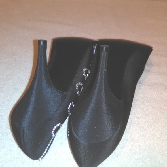Flex Soles Black With Rhinestones - Picture 5 of 7